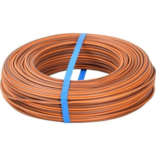 חוט חשמל 1.5 מ״מ² מבודד PVC – חום־כתום