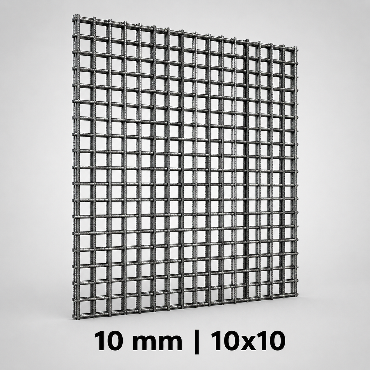 רשת ברזל לבניין 10 מ"מ 10*10