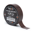 סרט בידוד חשמלי PVC 19 מ״מ × 20 מטר – חום / שחור | NISKO