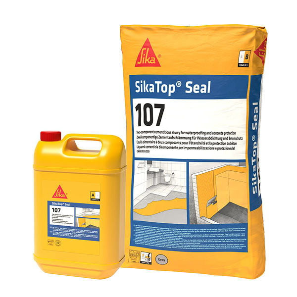 SikaTop® Seal-107 – מערכת איטום צמנטית דו־רכיבית 25 ק״ג | Sika